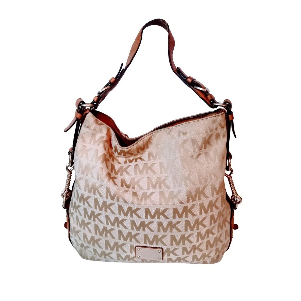 Michael Kors Canvas Shoulder Bag - Picture 1 of 9